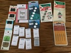 Bundle of Machine and Hand Sewing needles and Self Covering Buttons