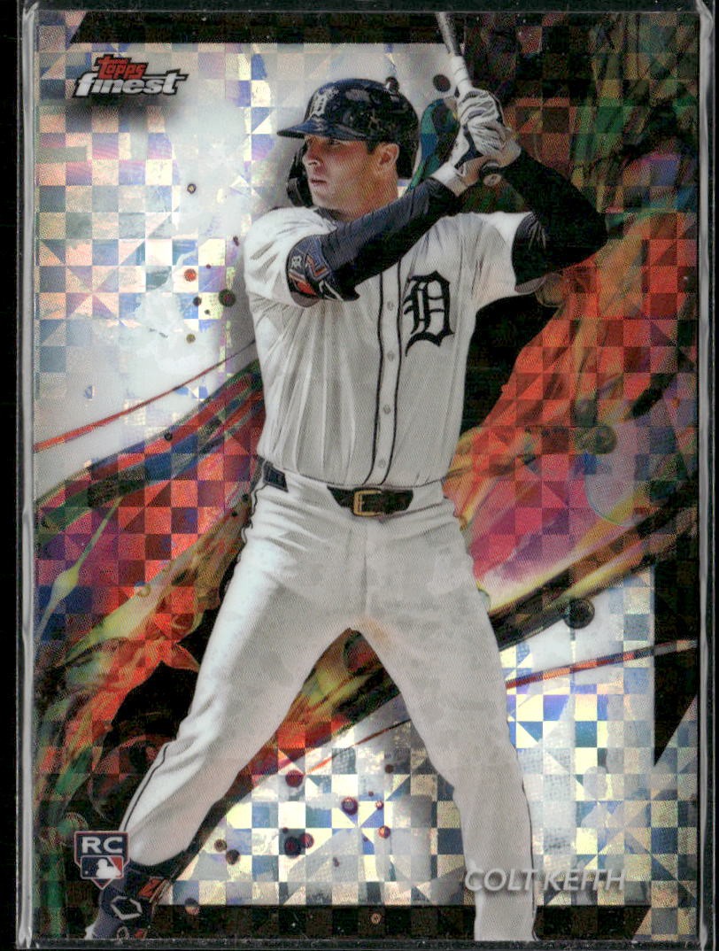 Colt Keith Rookie RC Card 2024 Finest #38 Checkerboard Refractor Detroit Tigers