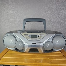 Philips AZ1564 Portable AM/FM/CD Boom Box Cd Player Not Working Read