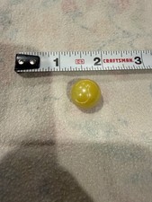 Vintage CAC Rare Yellow Pearl Swirl Christensen Marble