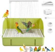 Parrot Bathtub, Large Bird Shower Fountain, Automatic Bird Bath, Parrot Bath Sho