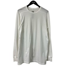 RICK OWENS RU18F1266-JA Long Sleeve T-Shirt White S 8825