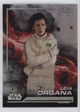 2024 Chrome Star Wars Rebel Alliance Rainbow Refractor Princess Leia Organa 1h50