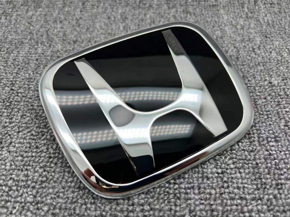 Emblema de direção traseira dianteira preta 3 peças Jdm para Fit Jazz 2009-2013 - Imagem 4 de 4