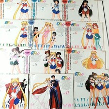 Sailor Moon LaserDisc Complete 12 Volumes Anime Collection Used