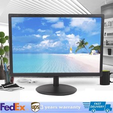 19 Inch Portable LED Monitor with HDMI  VGA - High Definition Display