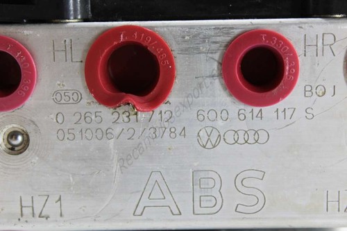 ABS VW Audi Seat Skoda 6Q0614117S 6Q0907379AF BOSCH 0265231712 0265800511 - Foto 4 di 4