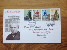 GB Rowland Hill  1979 First Day Cover  , Blackpool  pmk . Free UK P&P