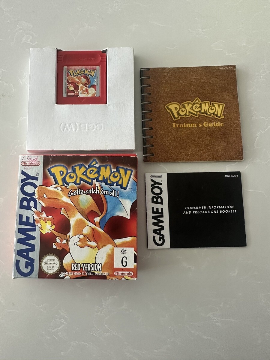 Pokemon Red Version Nintendo Gameboy original game Boxed