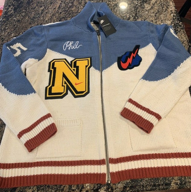 nike letterman jumper