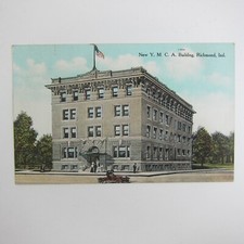 Richmond Indiana Postcard New YMCA Building Antique 1909