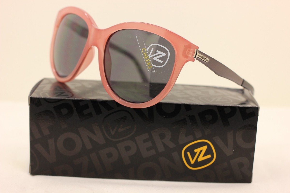 NEW VON ZIPPER CHEEKS | B4BC CORAL GLOSS FRAME W/ GREY LENS  display picture 2