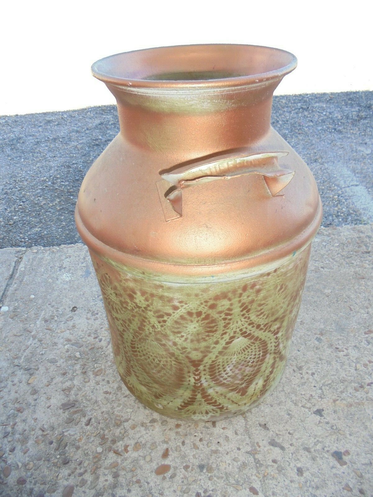 VINTAGE METAL MILK CAN eBay