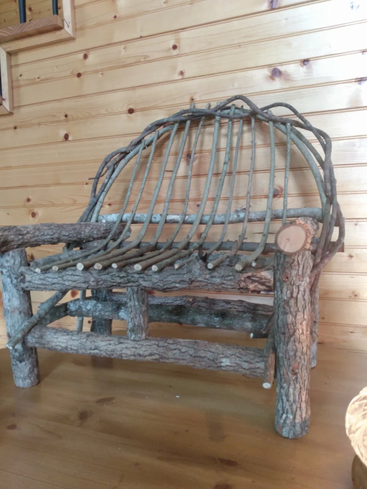 silla rústica Foto 4 de 4