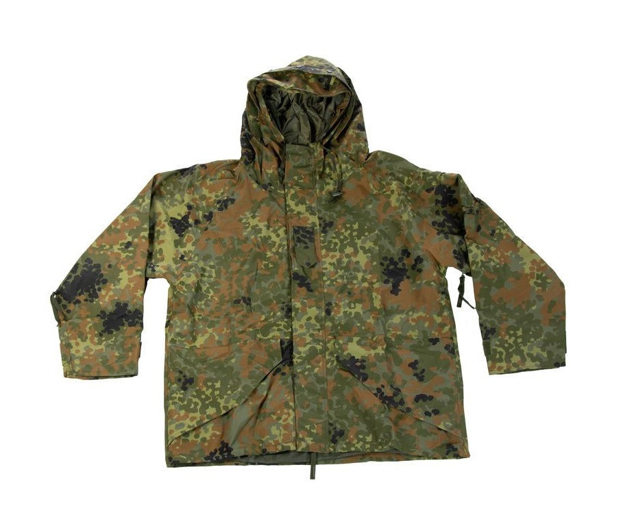 Flecktarn Regenmantel Bundeswehr BW REGENANZUG REGENJACKE