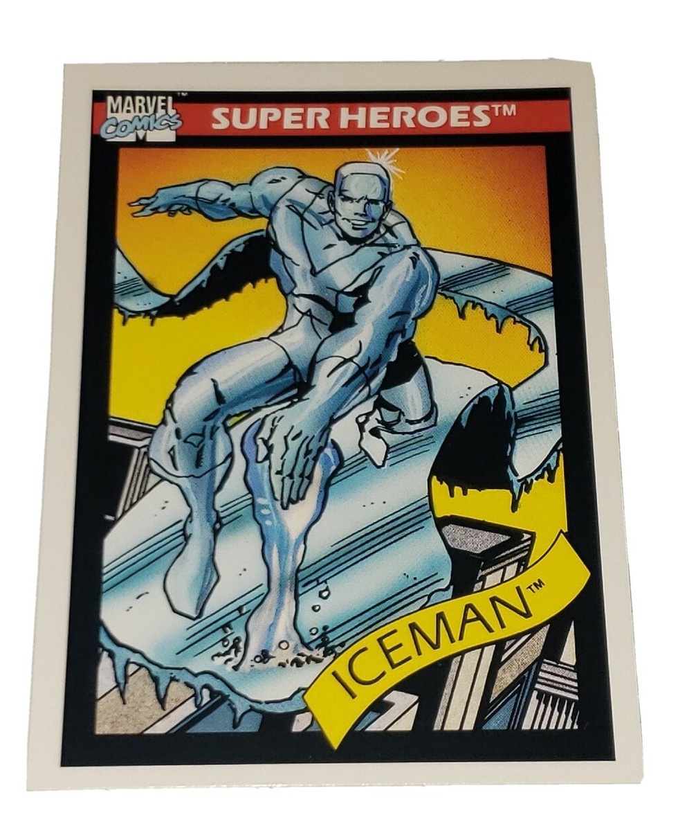 1990 Impel Marvel Comics Universe Iceman Ice-man #22 Vintage