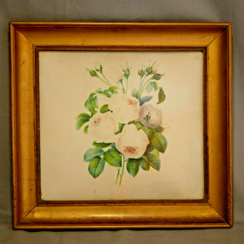 RARE BROCHE / MEDAILLON PEINTURE / MINIATURE SUR NACRE D'APRES RAPHAEL XIXeme