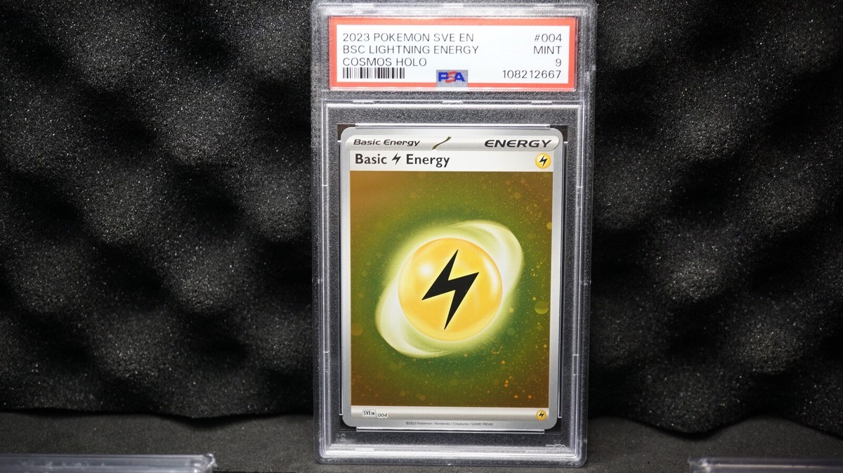 Lightning Energy Pokemon 151 Cosmos Holo 2023 SVE English #004