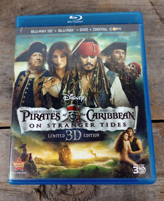 Pirates of the Caribbean: On Stranger Tides (Blu-ray/DVD/ 3D, 2011, 5 ...