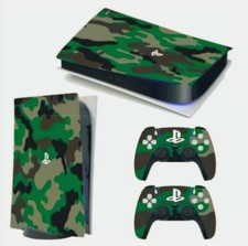 PS5 Military Camo Skin Decal Vinyl Wrap Sticker- PlayStation 5