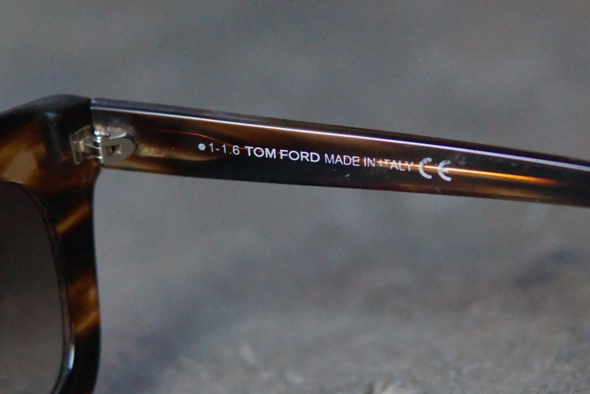 Women's Tom Ford Celina Sunglasses Brown Tortoise Havana Acetate