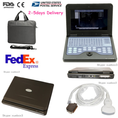 USA Portable laptop machine Digital Ultrasound scanner,Convex probe human use,CE