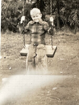 FB Photograph  Boy Swing Exposure Light Spirit Ghost