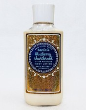 1 Bath  Body Works SANTA'S BLUEBERRY SHORTBREAD Body Lotion Cream 8 oz