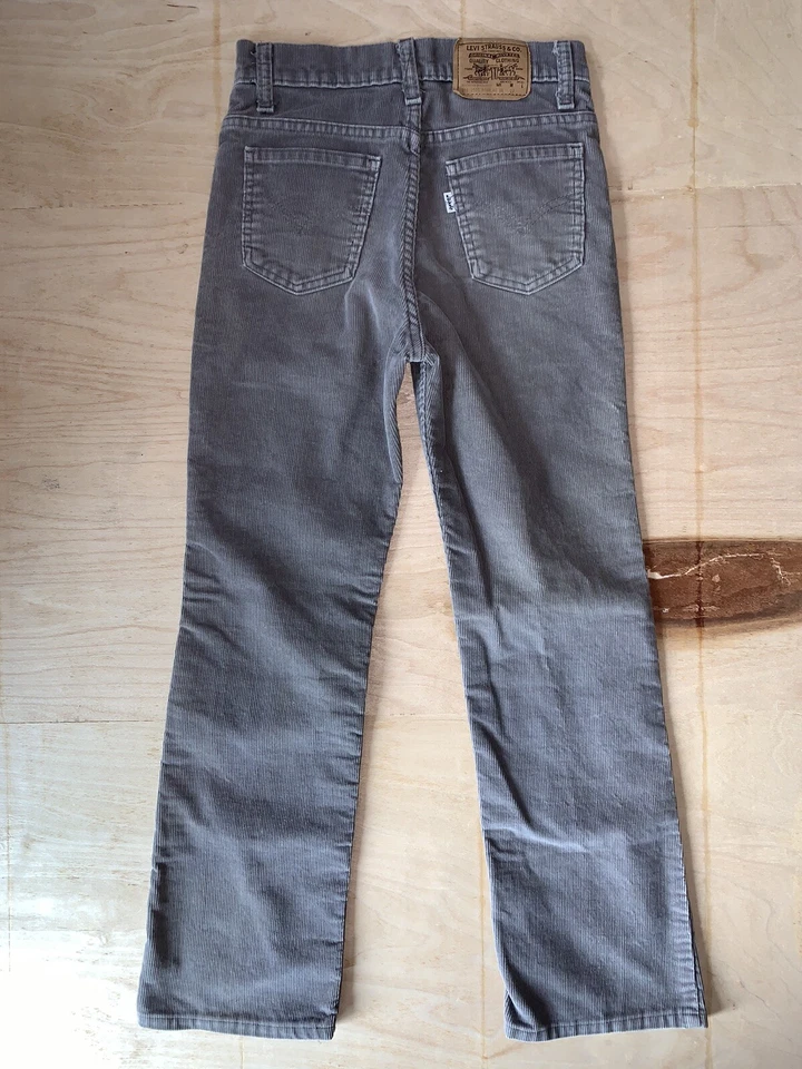 Pantalones de pana vintage Levi’s 316-1526 Saddleman etiqueta blanca hechos en EE. UU. talla 25x25 Foto 3 de 4