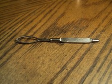 Antique Shoe Button Hook Tool 3-5/8" Long Unbranded