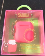 New SARINA Carrying Case for AirPods 1st 2nd Gen Soft Touch PINK