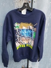 Vintage 90s Nutmeg Notre Dame Fighting Irish Crewneck Sweatshirt NWT - Size XL
