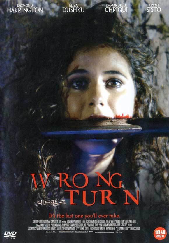 Wrong Turn Movie Poster 27x40 Korean Desmond Harrington Eliza
