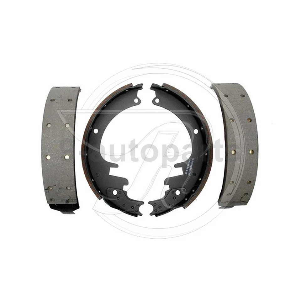 Pastilhas de freio dianteiras traseiras de cerâmica + sapatas de freio para 1976-1986 Chevrolet C20 - Imagem 3 de 4