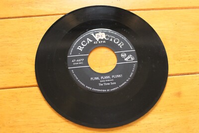 THE THREE SUNS DELICADO / PLANK 45RPM 7'' JUKEBOX RECORD VG RCA VICTOR