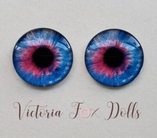 Blythe Doll Eyechips 14mm Furby Eye Chips Realistic Blue Custom Furby Ooak Bjd
