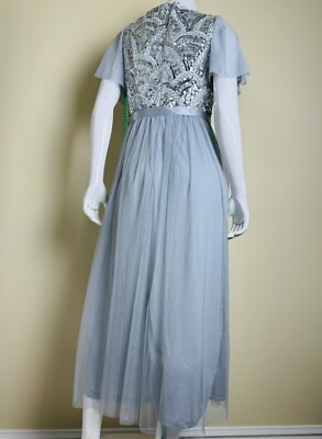 Candalite Women's Gray Sequin Lace Dress Size PM. (B.071) | eBay