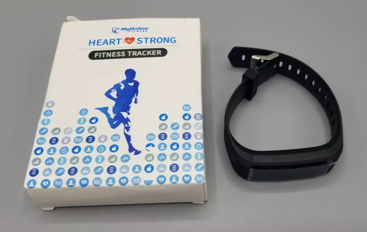 Heart Strong Fitness Tracker My Online Fintess opened box