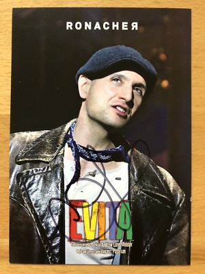 Drew Sarich AK Evita Ronacher Autogrammkarte original signiert
