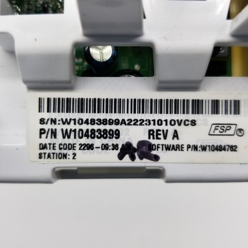 (Same Day Ship) Amana Washer Control W10483899 Same Day Ship - 第 10/11 張圖片