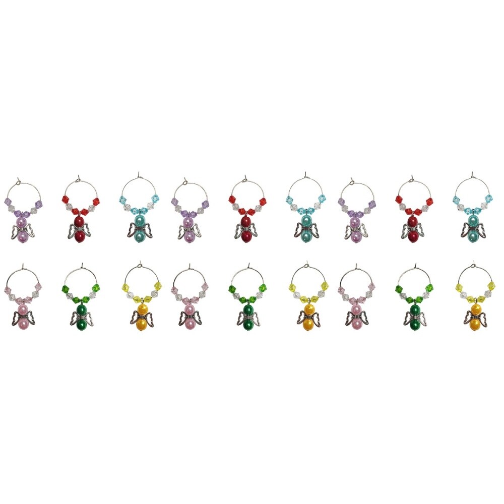 6pcs Wedding Wine Glass Charms Bar Glass Charms Wine Glass Marker eBay