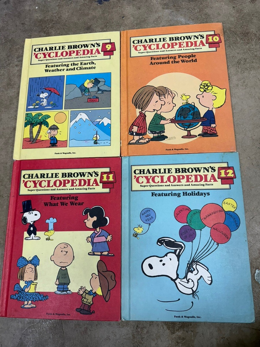 Charlie Brown's Cyclopedia 1980.1990年代 Vintage (1980-1981) Charlie Brown's Cyclopedia Complete Set