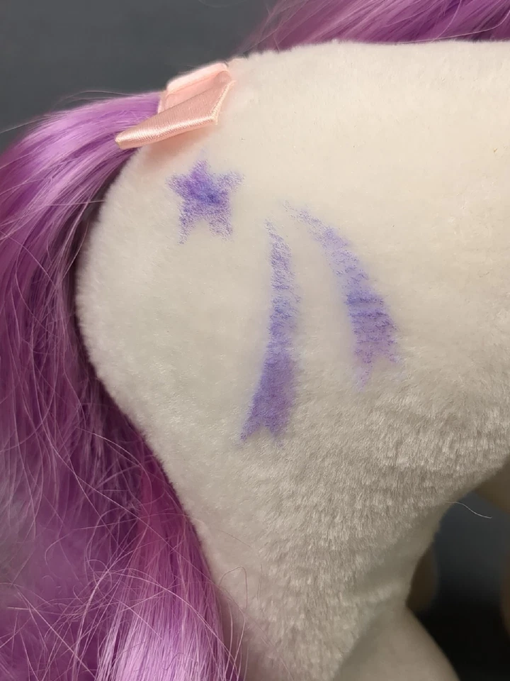 De colección My Little Pony GLORY Peluche Unicornio 1984 Aplausos con Cepillo Collar  Foto 4 de 4