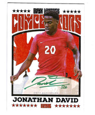 JONATHAN DAVID 2023 ONYX VINTAGE COMPETITORS ON CARD AUTO GREEN INK /25