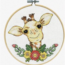 Safari Stitchery: Giraffe Adventure - Complete Counted Cross Stitch Kit for Craf