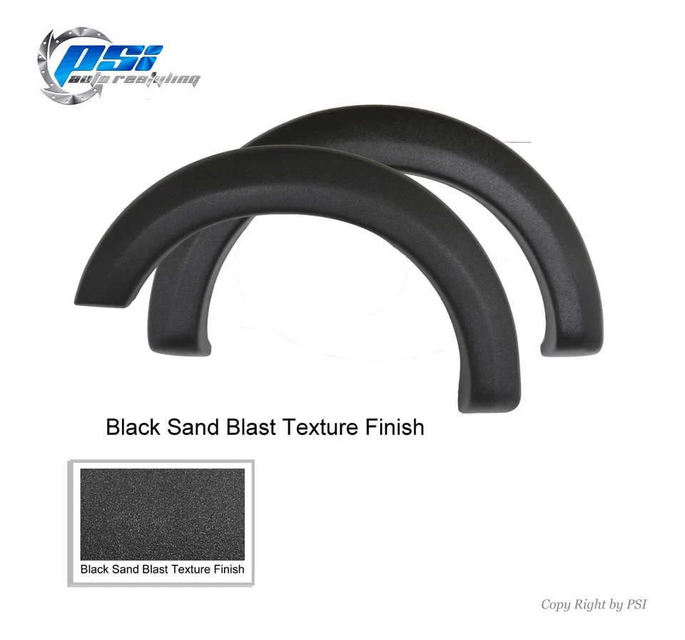 Extension Style Textured Fender Flares Fits Ford F-150 2004-2008 Styleside Only Foto 3 de 4