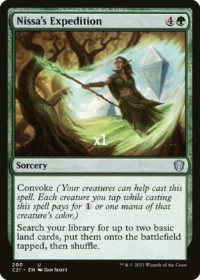 MTG Commander 2021 C21 Nissa's Expedition MINT