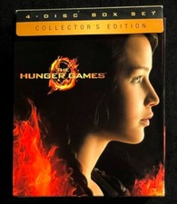 THE HUNGER GAMES 4 DISC BOX SET COLLECTOR'S EDITION BLU-RAY DVD NEW
