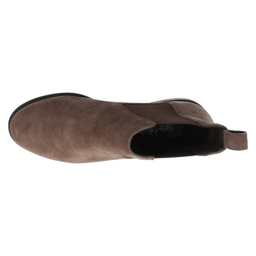 Ladies F5R0979 Pull On Suede Leather Ankle Boots By Leather Collection £49.99 - Picture 18 of 19