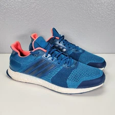 Adidas Mens Ultra Boost ST BB3932 Blue White Running Shoes Sneakers Size 12.5 US